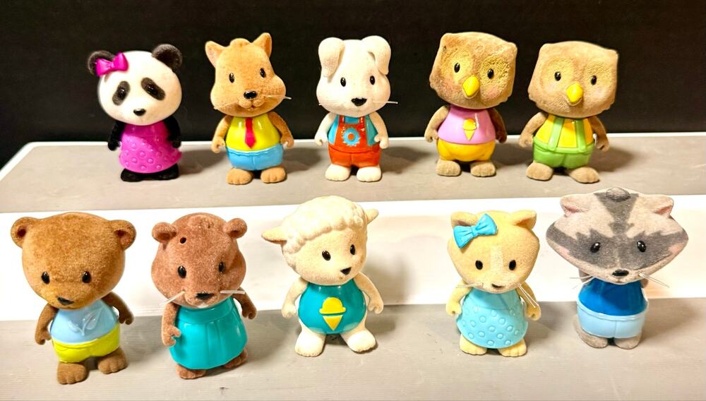 Li'l Woodzeez Bobbleez Collection Set 3; 7 figures